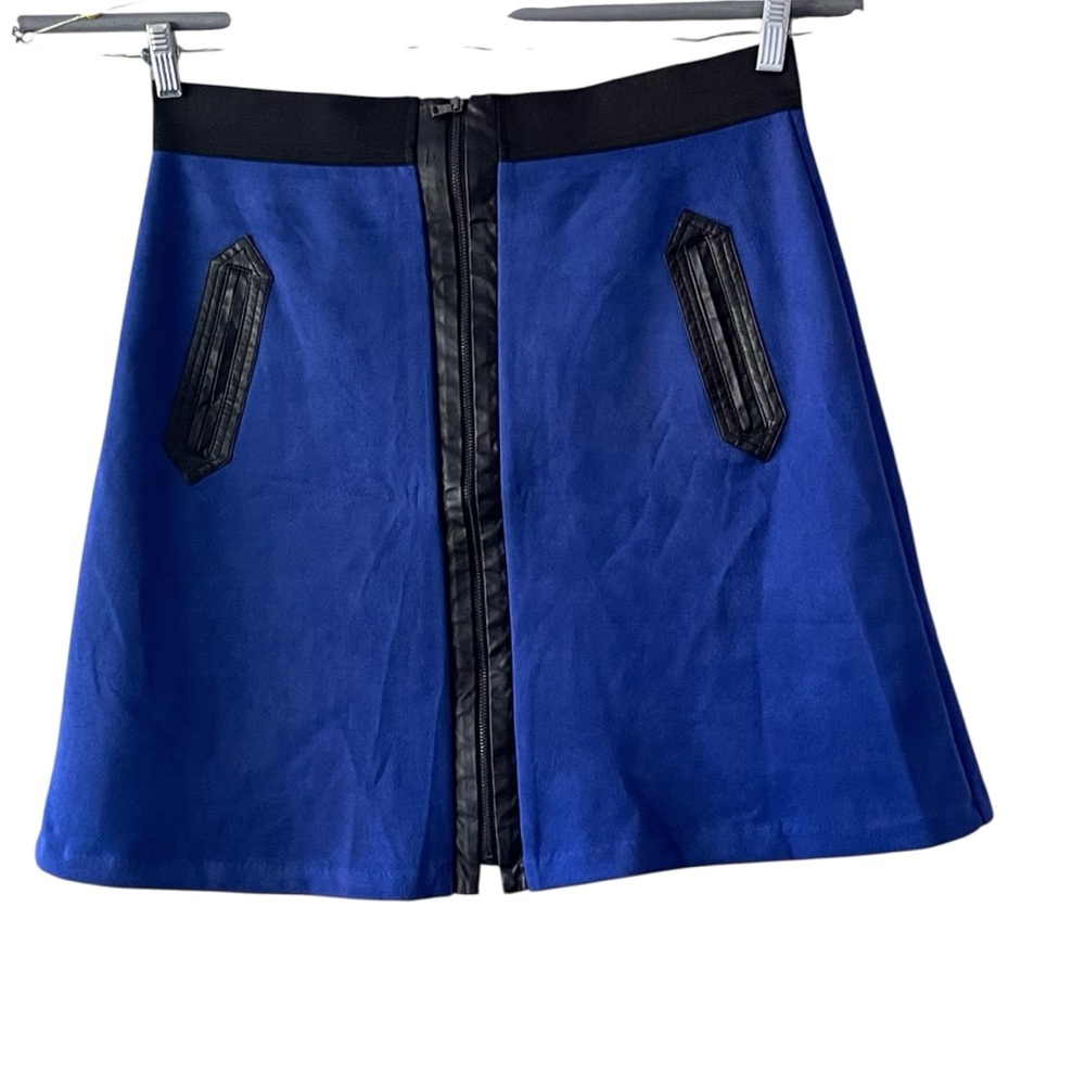 ECI Blue Skirt with Black Accents
